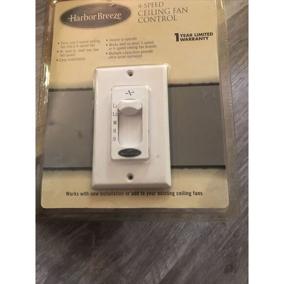 Harbor Breeze 4 Speed Ceiling Fan Control 130624 Brand New Model WM-6WWL - Picture 4 of 7